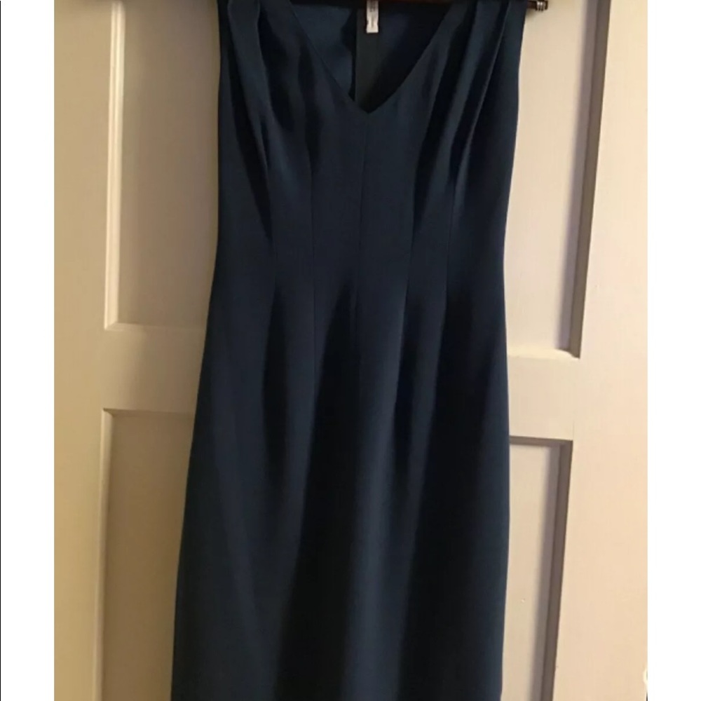 Prada Abito blue dress sheath ruched accents - Picture 6 of 12